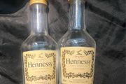 Hennessy empty mini bottle