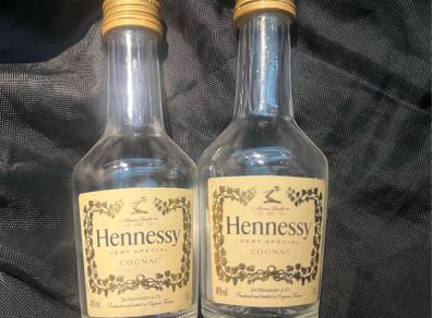 Hennessy empty mini bottle