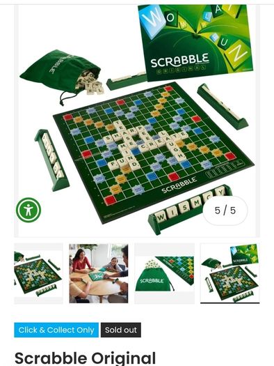 Scrabble Orginal Board Game - RRP - 29.99