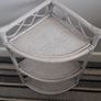 CORNER UNIT - Vintage Bamboo - Rattan - Three Shelf Image 8