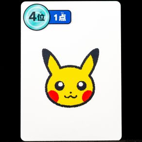 Pikachu Medal 4th Place Taruka Card - Pokemon Center Japan Exclusive Japanese 2025 Blue