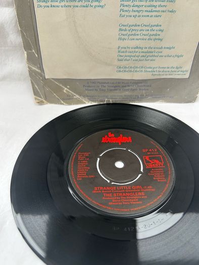 The Stranglers Strange Little Girl 7 inch UK PROMO