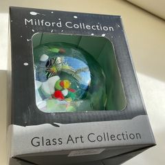 RRP 20stg The Milford Collection mouth blown glass tea light globe FRIENDSHIP