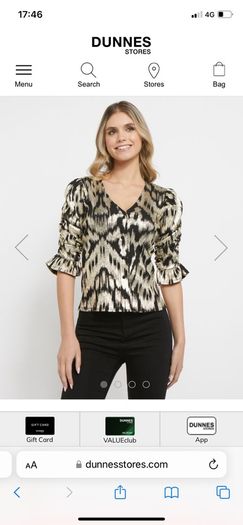 Savida metallic top size small