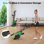 Upgraded Folding Exercise Bike with 16-Level Adjustable Magnetic Resistance, 330/350LBS Quiet Foldable Indoor Cycling Bike, Fitness Stationary Bike with LCD Display & Large Comfortable Seat Cushion Image 8