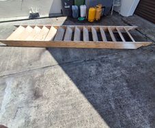 Temporary Inlaid Timber Staircase, Ideal for New Builds