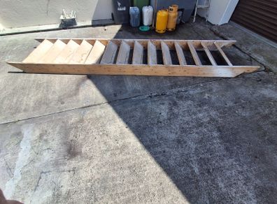 Temporary Inlaid Timber Staircase, Ideal for New Builds