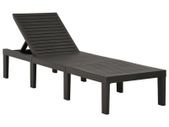 Sun Lounger Plastic Anthracite