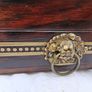 Regency Rosewood Box With Brass Inlay Image 4