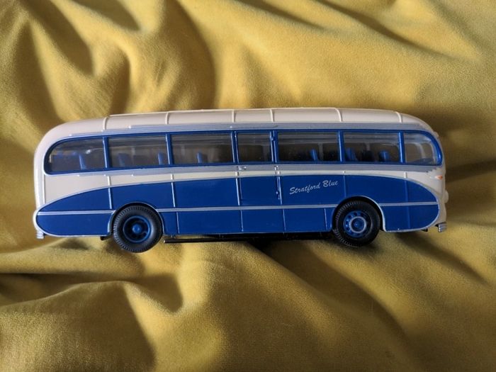 Corgi Burlingham Seagull Stratford Blue Diecast Coach