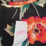 Dorothy Perkins black floral ruffle sleeve top Sz 10UK (Petite) - BNWT Rrp 32 Image 4