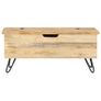 Chest 90x40x45 cm Solid Mango Wood Image 4
