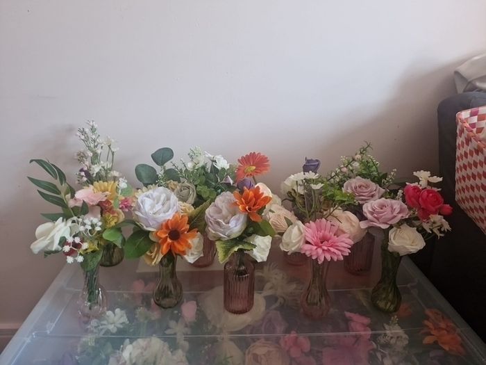 wedding flower vases