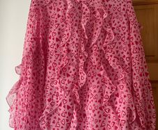 Savida love hearts ruffle top