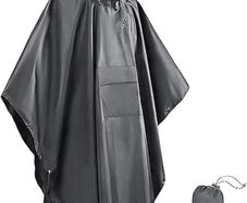 Waterproof Poncho Adult, Reusable Rain Poncho Waterproof Lightweight Raincoat for Outdoor Hiking Camping Cycling Traveling