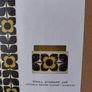 Orla Kiely Scribble Square Flower Sunshine Ceramic Storage Jar Small New Boxed Image 6