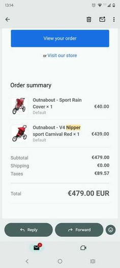Outnabout Buggy - V4 Nipper Sport - Brand New