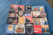 Vintage beer mat collage