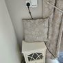 Taupe/grey very heavy lined curtains Image 3