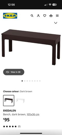 Ikea Dining Table, Chair & Bench Set