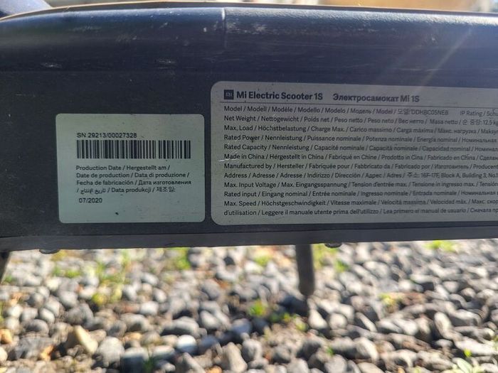 Electric scooter mi 1s