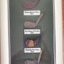 Golf club shadow box picture with replica clubs Image 4