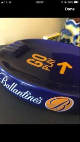 Ballantine's 'Go Play' Ashtray