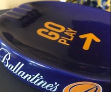 Ballantine's 'Go Play' Ashtray