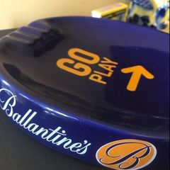Ballantine's 'Go Play' Ashtray