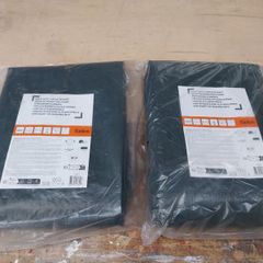 2 x Heavy Duty Tarpaulin Sheets - 5m x 8m