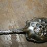 Vintage Sterling  bar spoon 9" Image 4