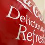 Coca Cola Embossed Metal Sign Image 3