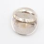 925 Vintage Sterling Silver And Mother Of Pearl Ring Image 5