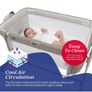 Chicco Next2Me Bedside Crib :Beige, Rocking, Height Adjustable Image 7