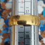 "Wedding Band" GOLD  ring 18ct 750 4.5g Image 6