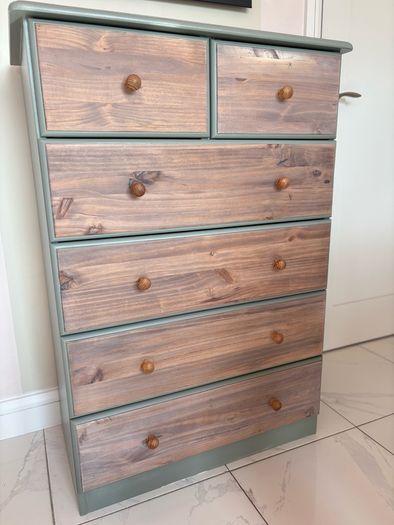 Hand finished chest of drawers.