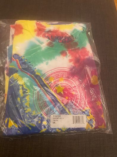 Jimi Hendrix Electric Lady Tie Die T-shirt 2 XL