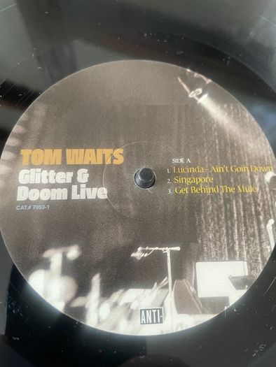 Tom Waits - Glitter And Dome Live (plus 7" and gig ticket)