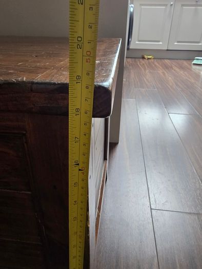 Solid wooden blanket box