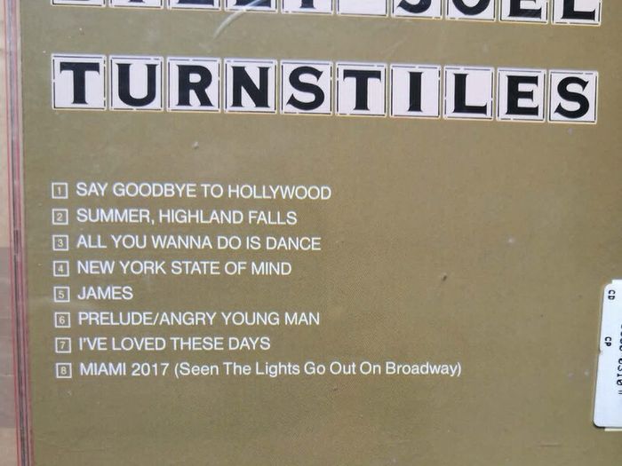 Billy Joel - Turnstiles CD