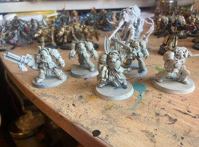 Warhammer 40k Dark Angels Deathwing Terminators Squad