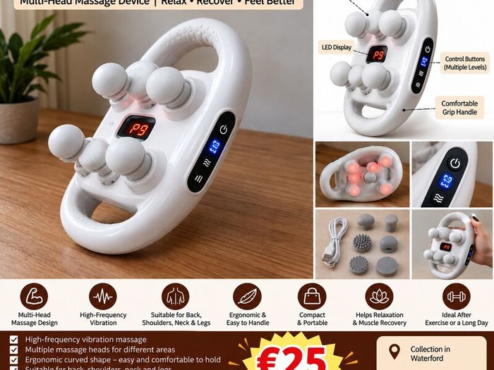 Multi-Head Massage Device