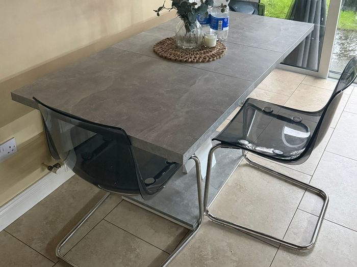 Table and chairs