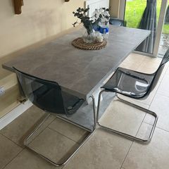 Table and chairs