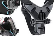 Helmet Strap Mount Chin Stand Holder Motorcycle Action Sports Camera Full Face Holder Accessory For GoPro Hero 9 8 7 6 5 4 3