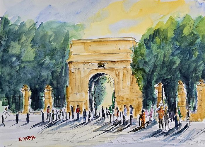 Stephen's green watercolour