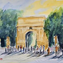 Stephen's green watercolour