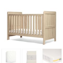 mamas & papas atlas cot bed with mattress