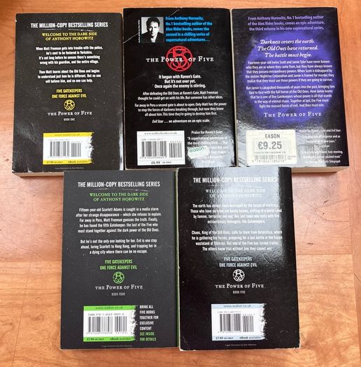 The Power Of Five Series by Anthony Horowitz