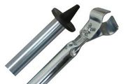 Via Mondo Steel Storm Pole With Foot 170-260cm, 19/22mm